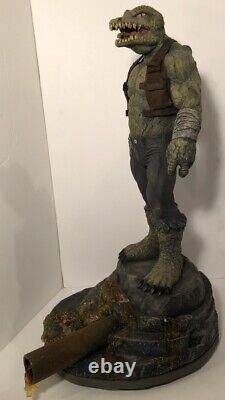 Custom Killer Croc Statue ONE OF A KIND Exclusive Sewer Base Included Sideshow