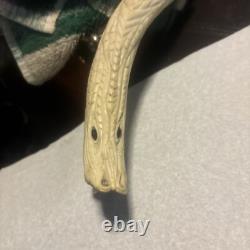 Custom Made Hand Carved Out Of Deer Antler One Of A Kind Short Sword