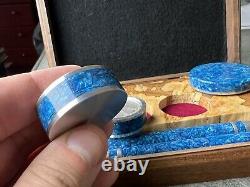 Custom Made Okito Box Set With Wand-Coin Magic RARE ONE OF A KIND! 