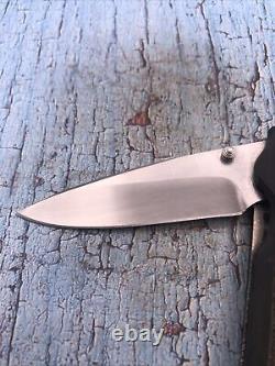 Custom Mel Pardue Prototype P01 Linerlock Micarta Handles One Of A Kind