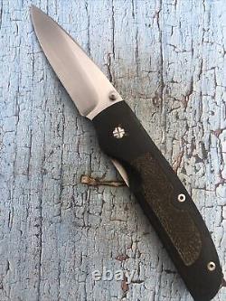 Custom Mel Pardue Prototype P01 Linerlock Micarta Handles One Of A Kind