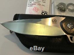 Custom Olamic Tactical Wayfarer One of a Kind Flipper Folder Knife