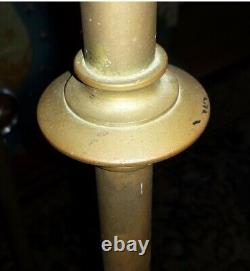 Custom One Of A Kind Pair Vintage Brass Torchiere Floor Lamps LOCAL Pick Up