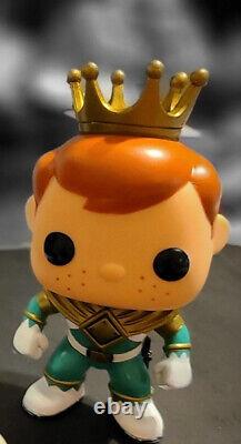 Custom One of a Kind Funko Pop Freddy Funko As Green Power Ranger