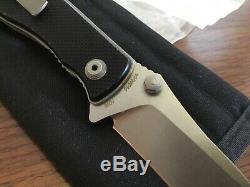 Custom Prototype One of a Kind Red Blade Knives Flipper Folder Knife