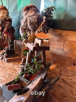 Custom Santas one of a kind. Handcrafted Santas made by a locally famous artist
