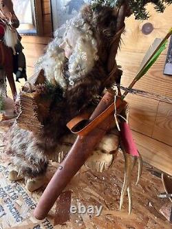 Custom Santas one of a kind. Handcrafted Santas made by a locally famous artist