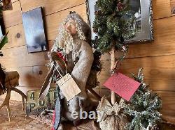 Custom Santas one of a kind. Handcrafted Santas made by a locally famous artist