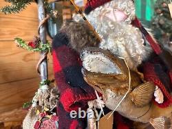 Custom Santas one of a kind. Handcrafted Santas made by a locally famous artist