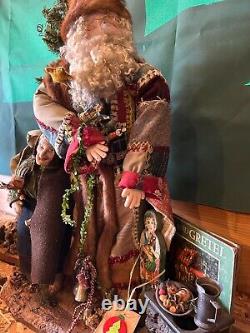 Custom Santas one of a kind. Handcrafted Santas made by a locally famous artist