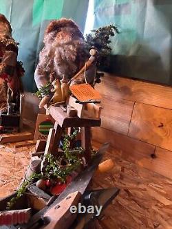 Custom Santas one of a kind. Handcrafted Santas made by a locally famous artist