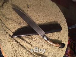 Custom made longhunter knife. One of a kind blade marked S. E. Superior quality
