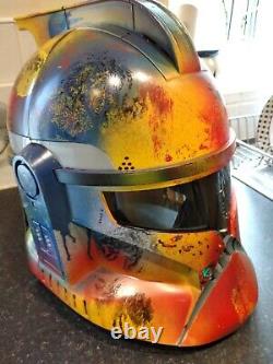 Customised Star Wars Clone Trooper Electronic Helmet. One of a kind