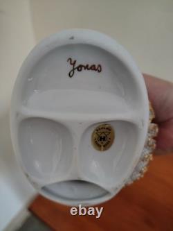 Czech Republic Bohemia Lady Figurine, Hand-Made One of a Kind, Metallic Finish