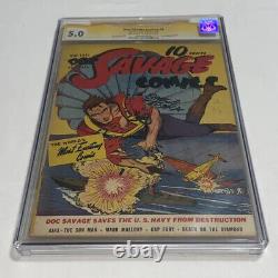 DOC SAVAGE vol 1 #4 CGC 5.0 Signature/ George Tusks Art/ One of A Kind