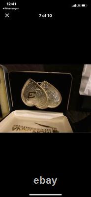 Dale Earnhardt Collection W, 2 Signed Photos, One Of A Kind Belt Buckle, Silver