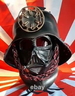 Darth vader helmet starwars 1.1 scale life size samurai version one of a kind