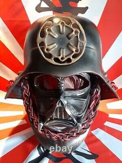 Darth vader helmet starwars 1.1 scale life size samurai version one of a kind