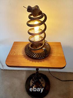 Decorative table lamp one-of-a-kind from Blatant Artworks SNAKE