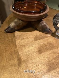 Deer foot ashtray 1960s one of a kind