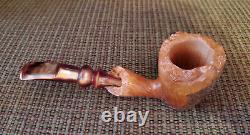 Delaware Fightin' Blue Hens Football One of a Kind Smoking Pipe by Randy Wiley
