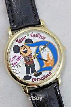 Disney ONE OF A KIND Disneyland Tour Guides Concept Art Mickey Watch, ONLY ONE