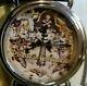 Disney Rare One Of A Kind Artist Drawn Pirate Mickey Mouse Watch & Print Mint