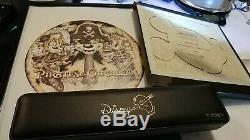 Disney RARE ONE OF A KIND Artist Drawn Pirate Mickey Mouse Watch & Print Mint