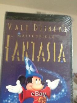 Disney's Fantasia VHS, with GOLD LEAF MISPRINT! One of a kind, FACTORY sealed