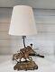 Don Quixote Rustic Antique Lamp Rewired Verona Brand, Heavy One Of A Kind