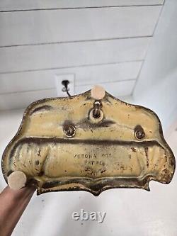 Don quixote rustic antique lamp rewired Verona brand, heavy one of a kind