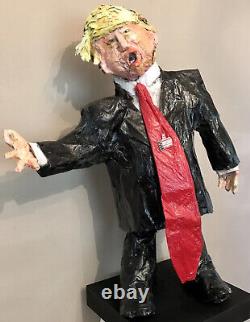 Donald Trump One of a Kind Paper Mache Figure Handmade in the USA