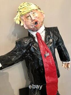 Donald Trump One of a Kind Paper Mache Figure Handmade in the USA