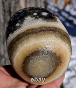 Dramatic One-Of-Kind, Calcite Crystal Skull, 2lb 4oz Calcite Display Skull