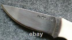 Dustar lahav hunting bushcraft knife one of kind custom ivorite micarta grips