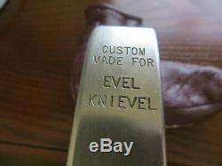 EVEL KNIEVEL'S CUSTOM ENGRAVED Bobby Grace putter- ONE-OF-A-KIND COA INCLUDED