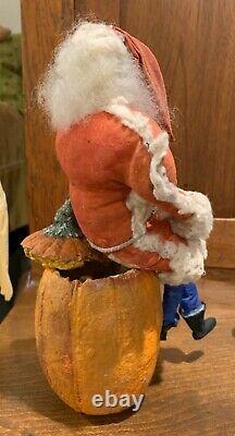 EXTREMELY RARE ORIGINAL Debbee Thibault Santa Dated 1990 ONE OF A KIND