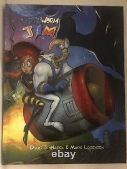 Earthworm Jim Launch the Cow Exc. Box Set + One of a Kind Headsketch by Doug T