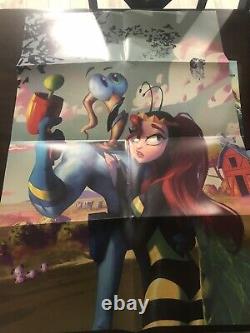 Earthworm Jim Launch the Cow Exc. Box Set + One of a Kind Headsketch by Doug T