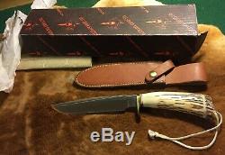 Effingham Blackjack Knives STAG #1-7 Classic Hunter Knife ONE OF A KIND MIB