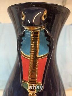 Egyptian Cobra Vase One Of A Kind From Pottery By JD Original Sculpture, New