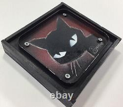 Emily Strange Rare One Of A Kind Mystery Black Cat Buzz Parker Metal Scratch Art