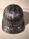 Engraved Tooled One Of A Kind Silver Hard Hat Yogyakarta Indonesia Noor Raharjo