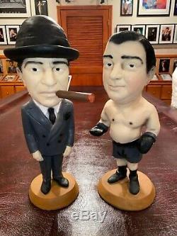 Esco Like Abbot & Costello Meet The Invisable Man. One Of A Kind Set Of Statues