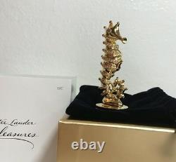 Estee Lauder Pleasures One Of A Kind Seahorse Compact Collectable 2017 LE NIB