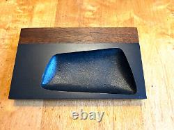 Evans Inspired Midcentury Modern One Of Kind Slate Rosewood Dish Tray Vide Poche