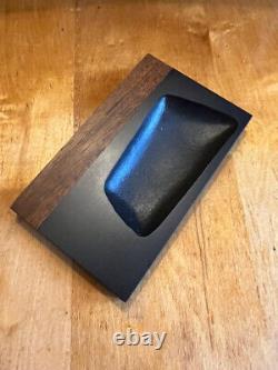 Evans Inspired Midcentury Modern One Of Kind Slate Rosewood Dish Tray Vide Poche