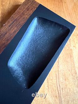 Evans Inspired Midcentury Modern One Of Kind Slate Rosewood Dish Tray Vide Poche