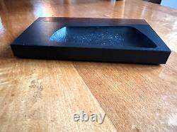 Evans Inspired Midcentury Modern One Of Kind Slate Rosewood Dish Tray Vide Poche