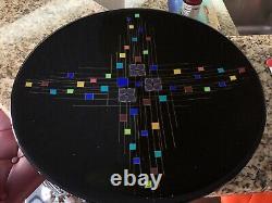 Exquisite One of a Kind Contemporary Plate with matching stand